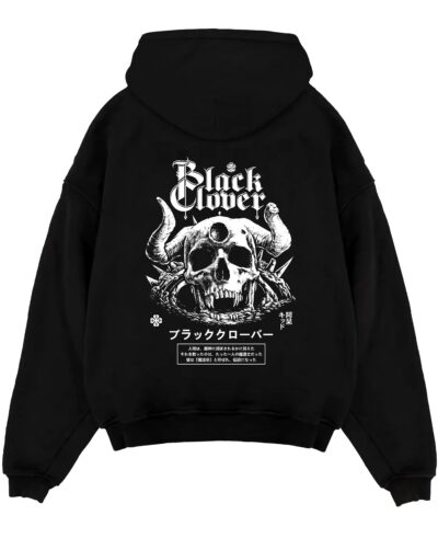Demon Skull Black Clover Premium Streetwear Hoodie