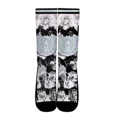 Black Clover Silver Eagle Socks