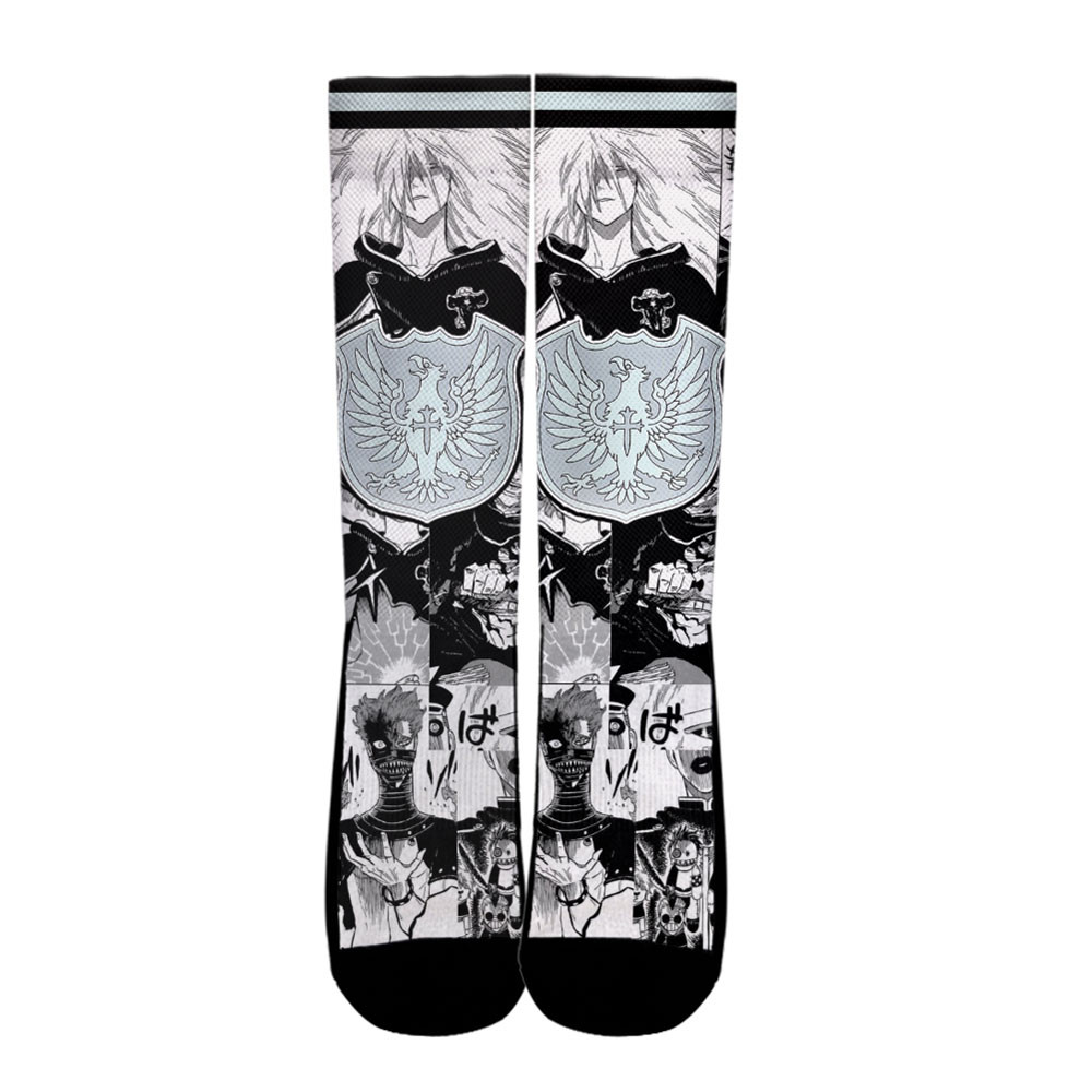 Black Clover Silver Eagle Socks