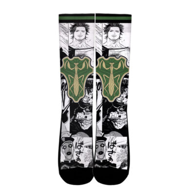 Black Clover Green Mantis New Trending Style 2 Socks