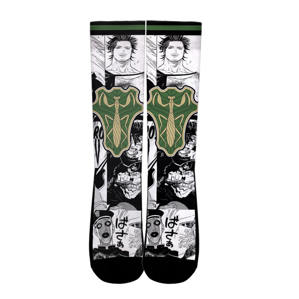 Best-loved Black Clover Green Mantis Socks
