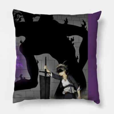 Black Clover Asta Demon Mode Throw Pillow