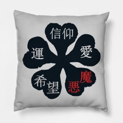 Black Clover The Five Leaves Throw Pillow