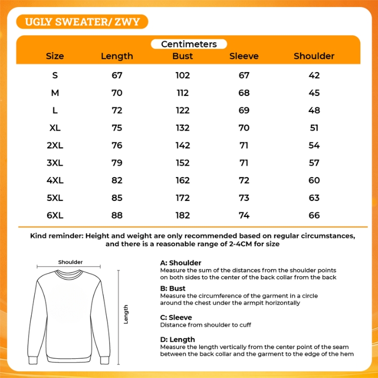 3D UGLY SWEATER - Black Clover EU Store