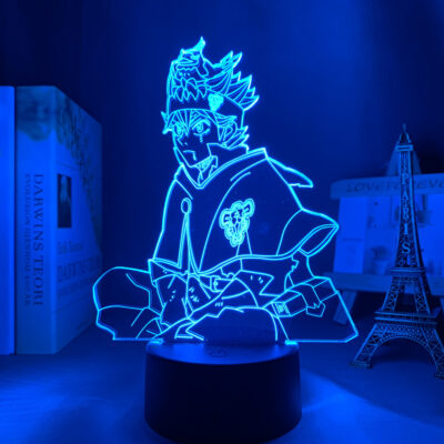 Anime Black Clover Asta for Bedroom Decor Nightlight Led Lamp