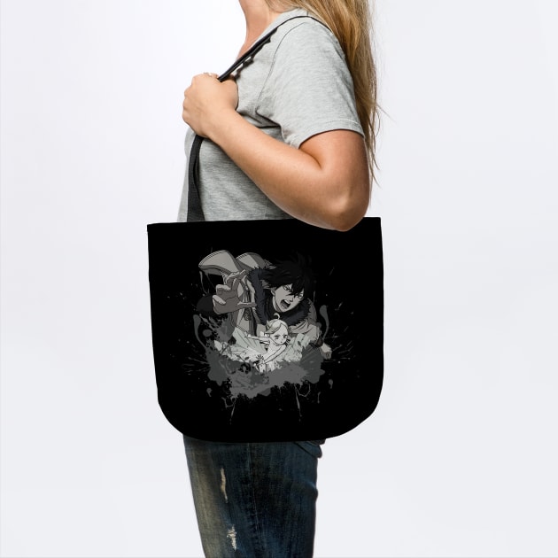 On Trend Black Clover Tote - Image 2