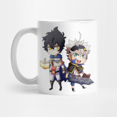 Black Clover Cute Chibi Asta and Yuno Mug