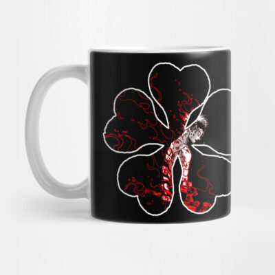 Black Clover Asta with Five-leaf Clover Mug