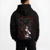 ASTAFR B.black hoodie male back view - Black Clover EU Store