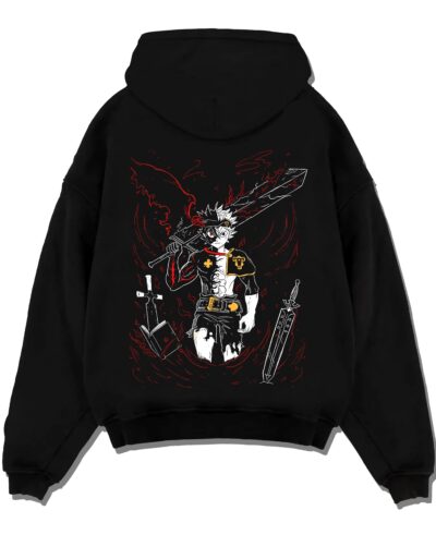 Asta Demon Sword Hoodie Black Clover Dark Blade Form