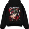 ASTBAT A.black hoodie flat back design - Black Clover EU Store