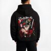ASTBAT B.black hoodie male back view - Black Clover EU Store