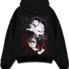 ASTDRK A.black hoodie flat back design - Black Clover EU Store