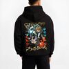 ASTNCT B.black hoodie male back view - Black Clover EU Store