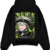 ASTSMI A.black hoodie flat back design - Black Clover EU Store