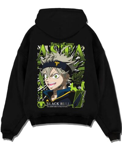 Asta Grimoire Hoodie Black Clover Green Magic Energy