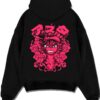 ASTV11 A.black hoodie flat back design - Black Clover EU Store