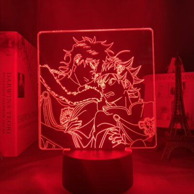 Acrylic 3d Lamp Anime Black Clover Asta Light for Bed Room Decor Colorful Nightlight Black Clover 1 - Black Clover EU Store