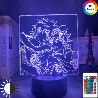 Anime Black Clover Asta & Yuno Light for Bed Room Decor Led Lamp