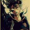 Black Clover Poster Japanese Anime Posters Wall Decor Prints Kraft Paper Home Room Wall Stickers Art 12 - Black Clover EU Store