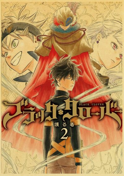 New Arrival Black Clover Poster Japanese Anime Posters