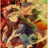 Black Clover Poster Japanese Anime Posters Wall Decor Prints Kraft Paper Home Room Wall Stickers Art 19 - Black Clover EU Store