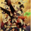 Black Clover Poster Japanese Anime Posters Wall Decor Prints Kraft Paper Home Room Wall Stickers Art 6 - Black Clover EU Store