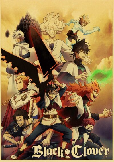 Black Clover Trending Poster Japanese Anime Trending Posters
