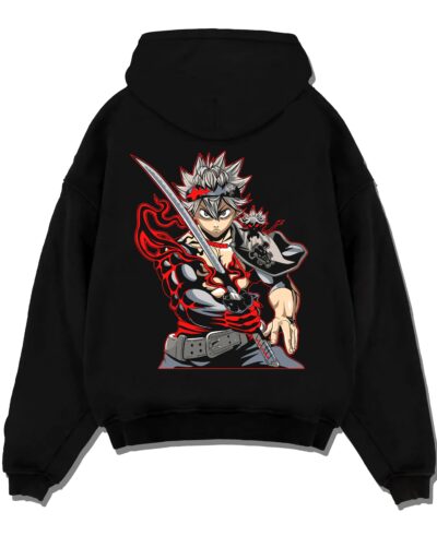 Asta Hoodie Black Clover Sword Demon Form Cursed Fire