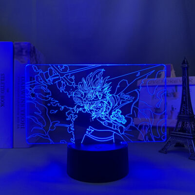 Led Lamp Anime Black Clover Asta for Bedroom Decoration Nightlight Birthday Gift Room Decor Table Lamp 1 - Black Clover EU Store