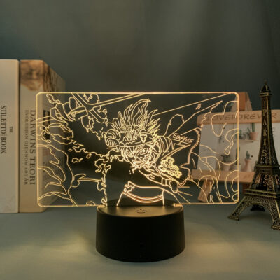 Anime Black Clover Asta for Bedroom Lamp Led
