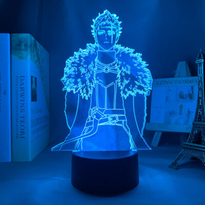 Anime Black Clover Zenon for Bedroom Led Lamp