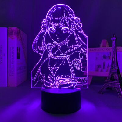 Black Clover Noelle Silva for Room Decor Led Lamp