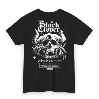 T-shirt Black Clover - Demon Skull