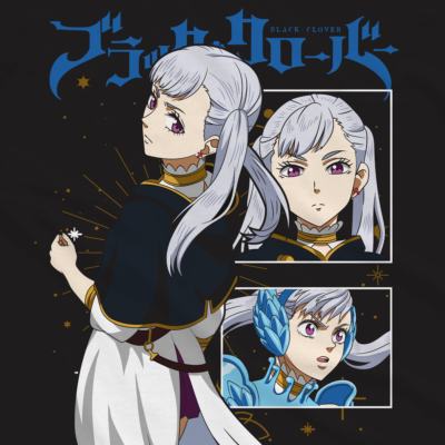 T shirtBianca ANIME CODICE animetshirt dettaglioRetro bc4558e0 a8d8 4319 8d4a 6605cf233a11 - Black Clover EU Store
