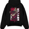 asta black clover black hoodie flat back design - Black Clover EU Store