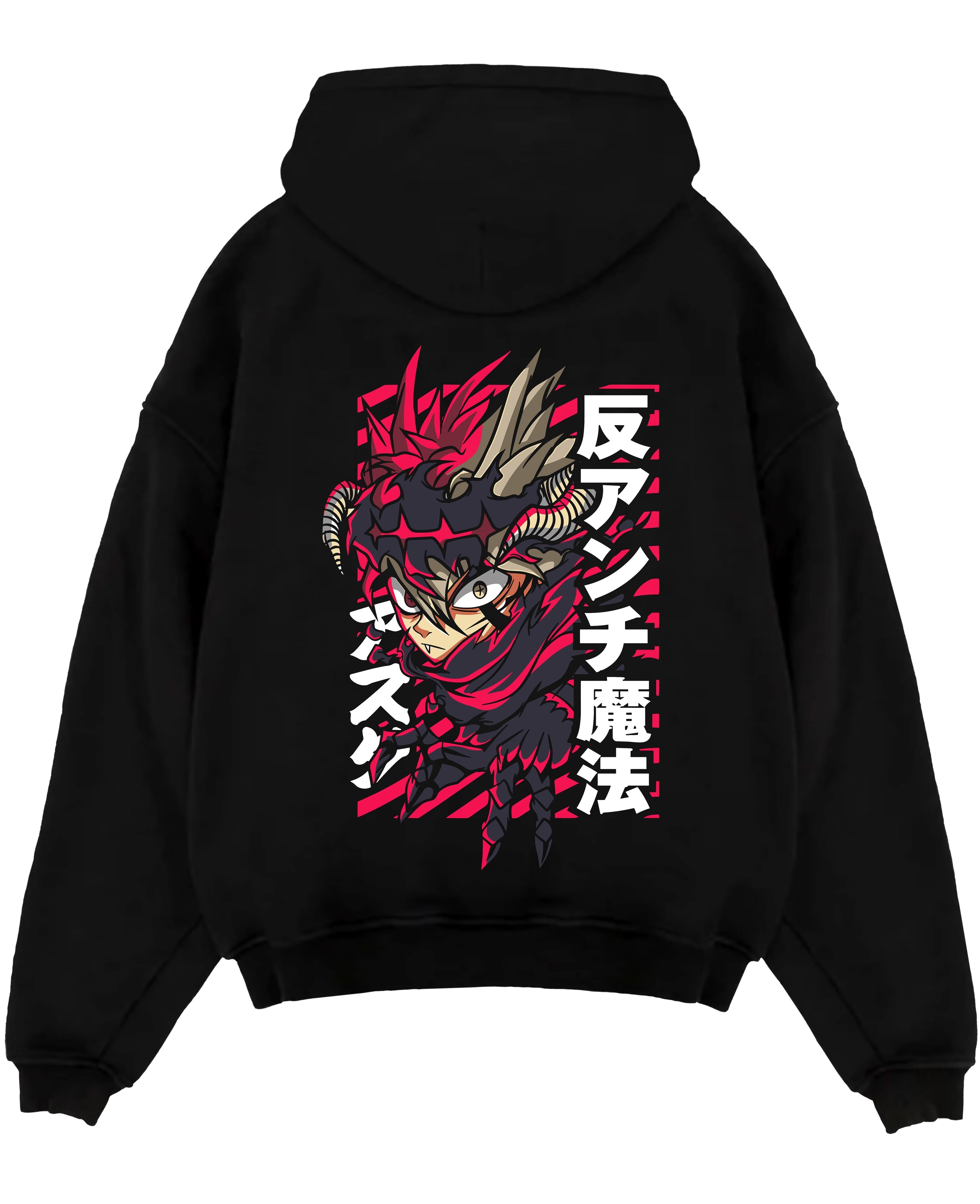 Asta Demon Horns Black Clover Anime Streetwear Hoodie