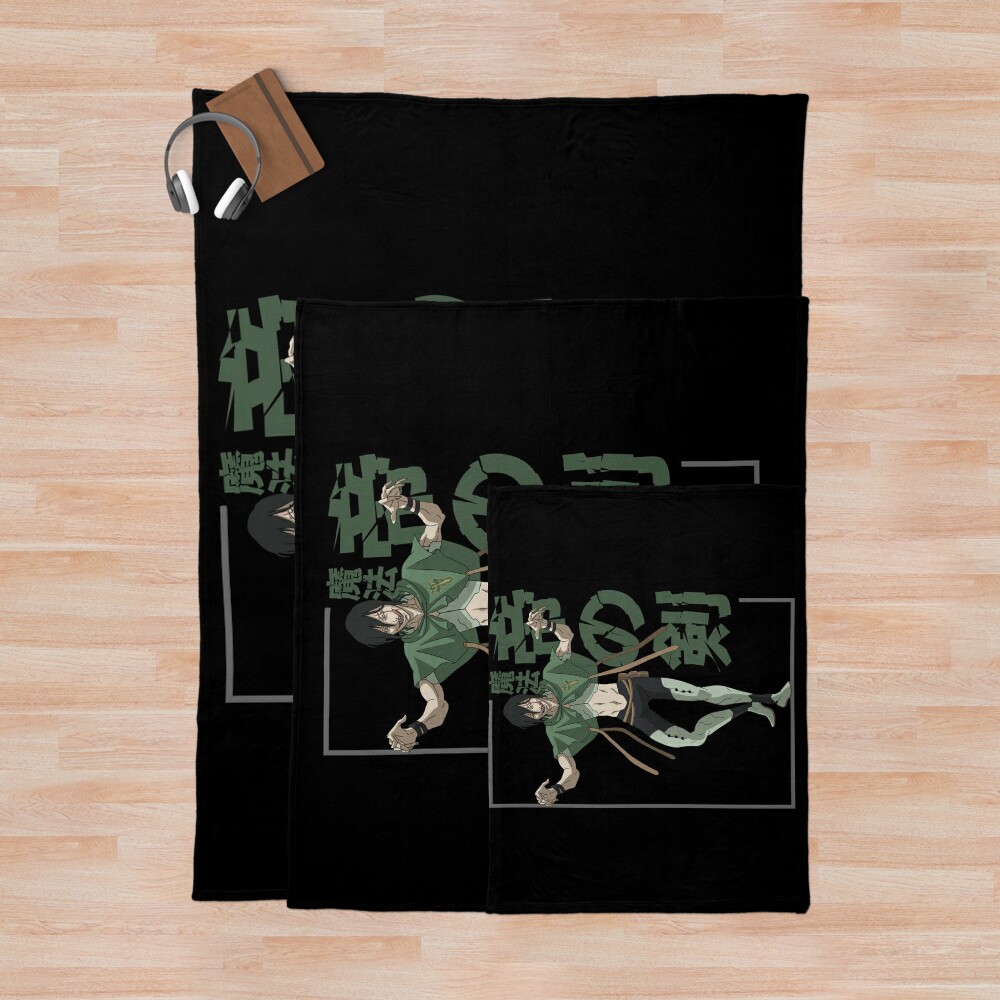 Jack The Ripper Black Clover Throw Blanket - Image 3