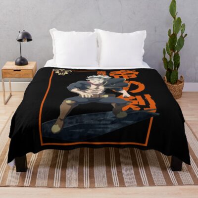 Asta Black Clover Best-loved Style 3 Throw Blanket